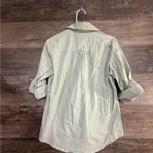 sim & Sam Sage Green Button Down Shirt - Picture 2 of 7